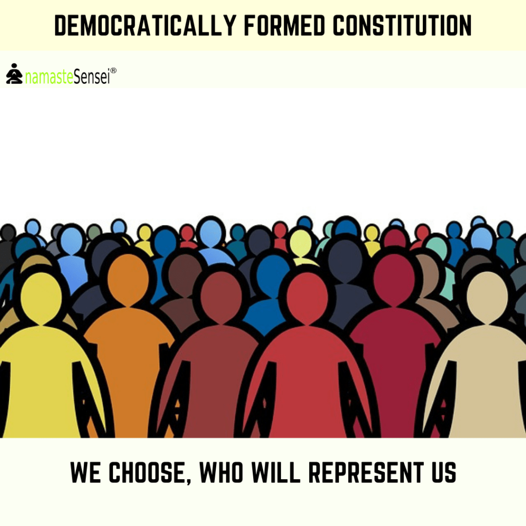 democratically formed constitution