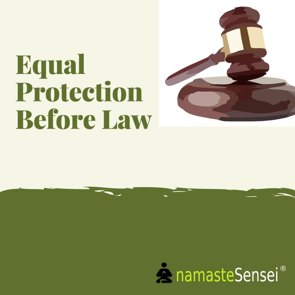 equal protection before law of article 14 in hindi