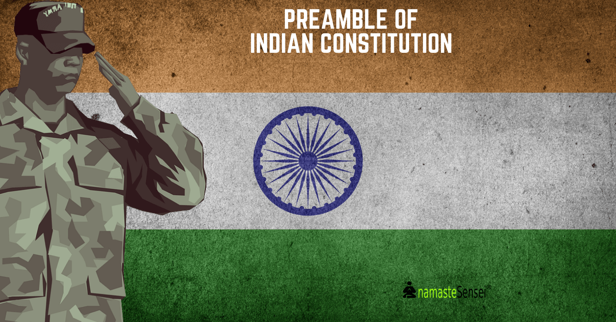 Preamble of Indian constitution