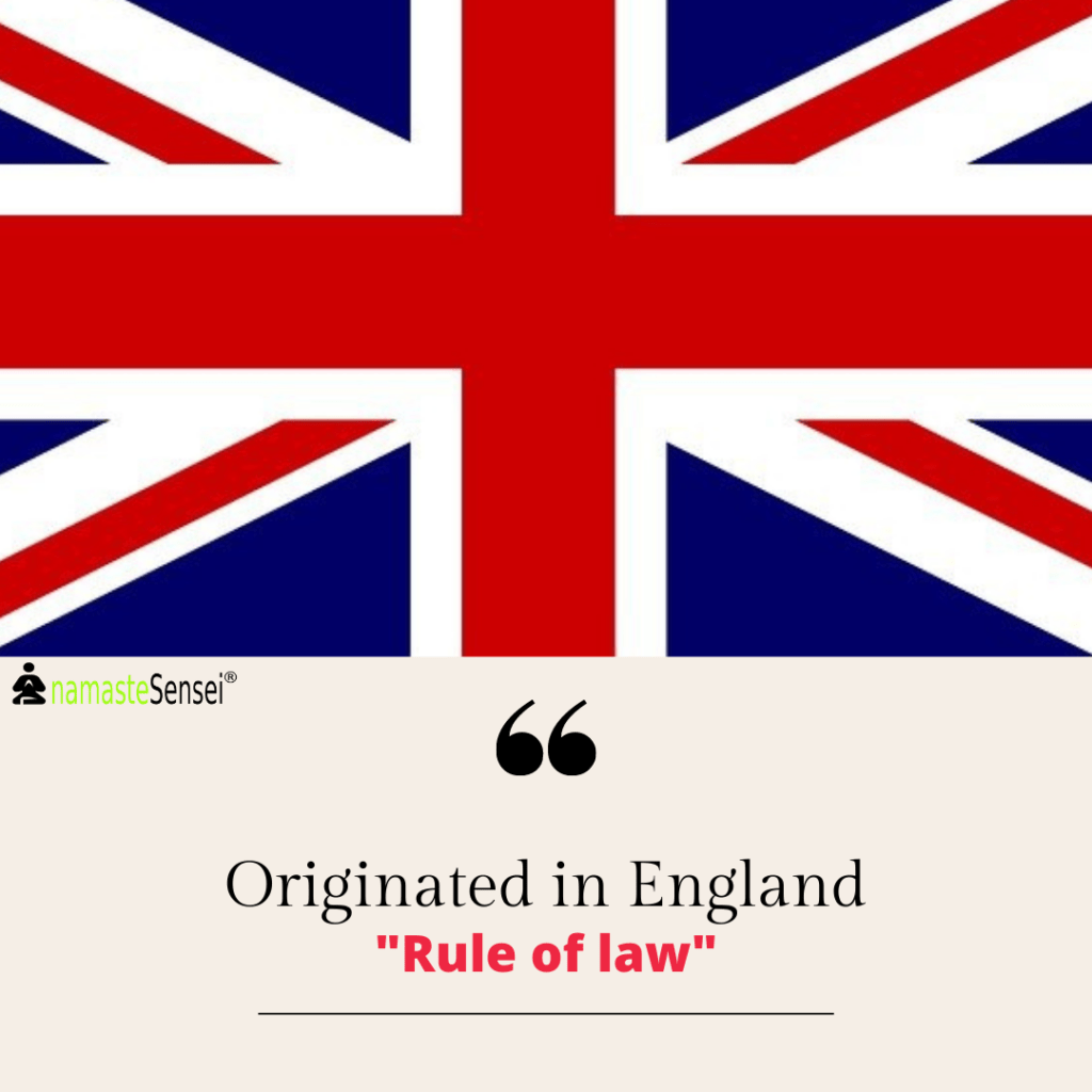 rule of law origin