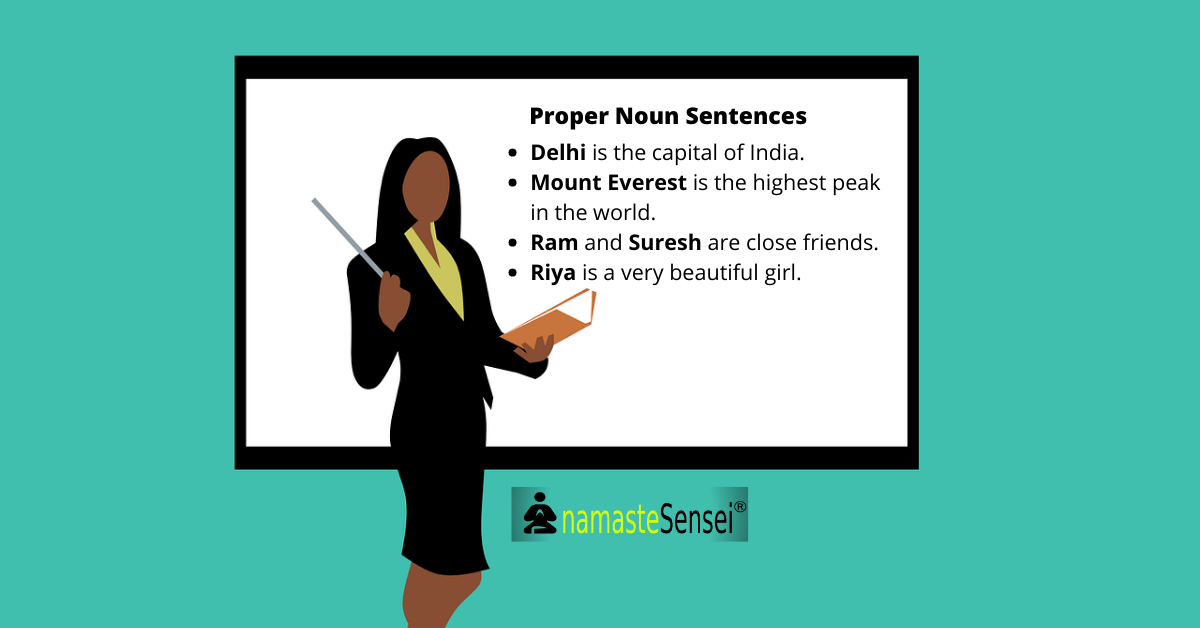 proper noun sentences examples