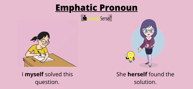 emphatic pronoun in hindi
