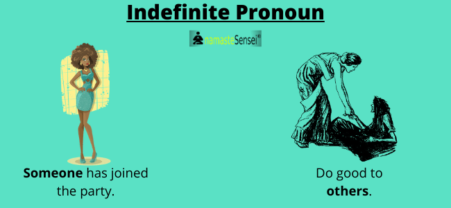 indefinite  pronoun in hindi