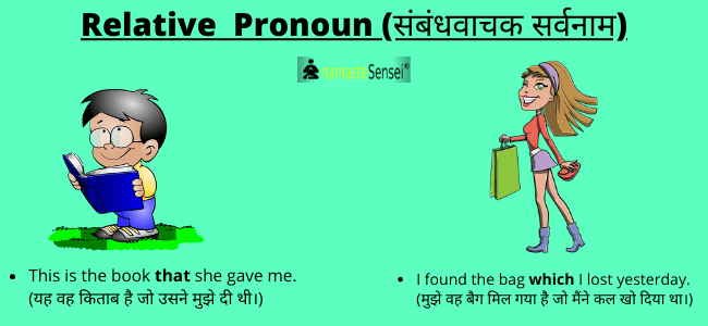relative pronoun in hindi	