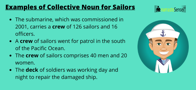 collective noun of sailors or collective noun for sailors