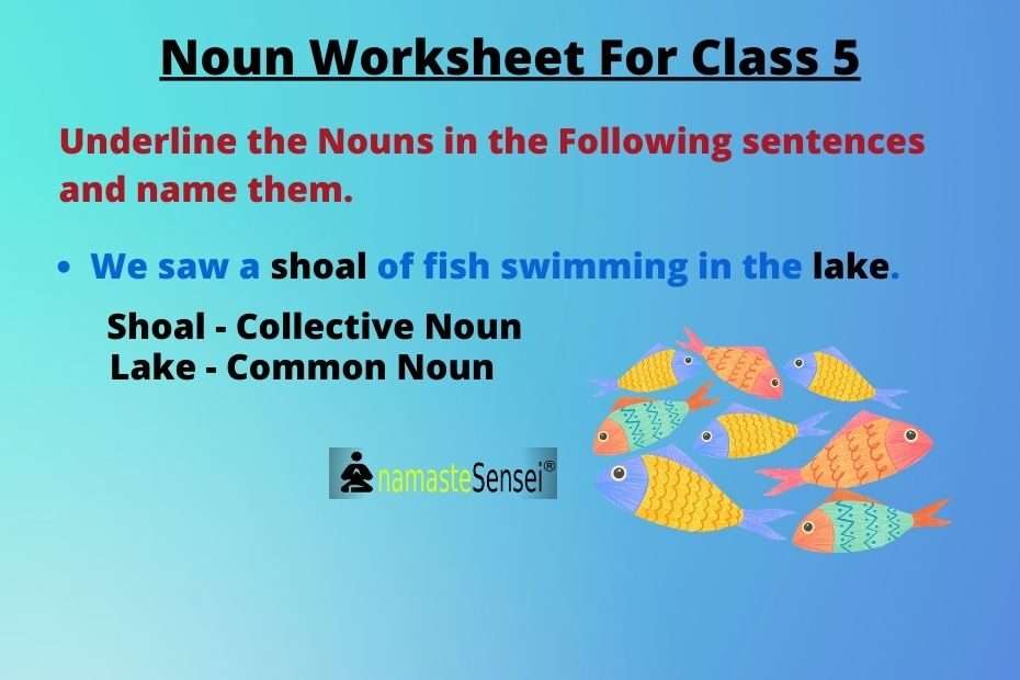 Noun worksheet for class 5 with answers featured