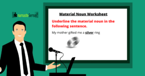 material noun worksheet with answers featured