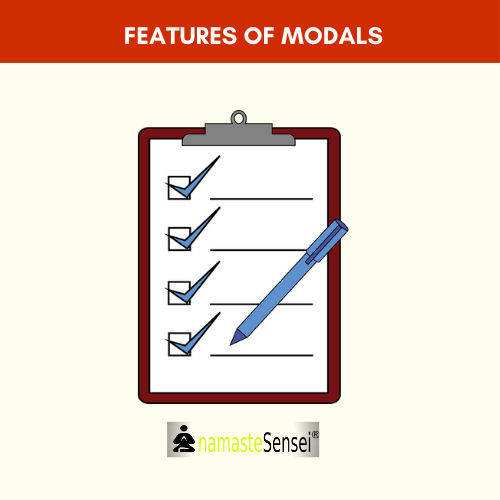 features of modals in hindi