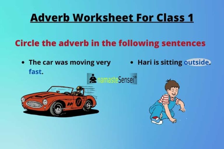 Nouns Worksheet For Class 1 With Answers Pdf