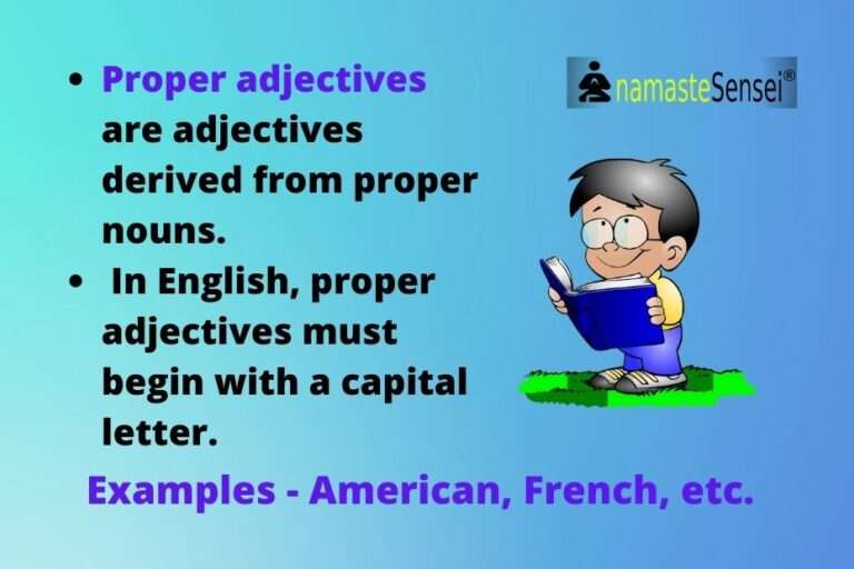 Capitalize Proper Adjectives Examples