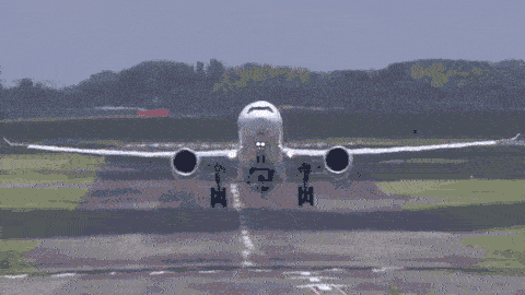 a plane takeoff example of non uniform motion