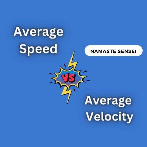 difference between average speed and average velocity