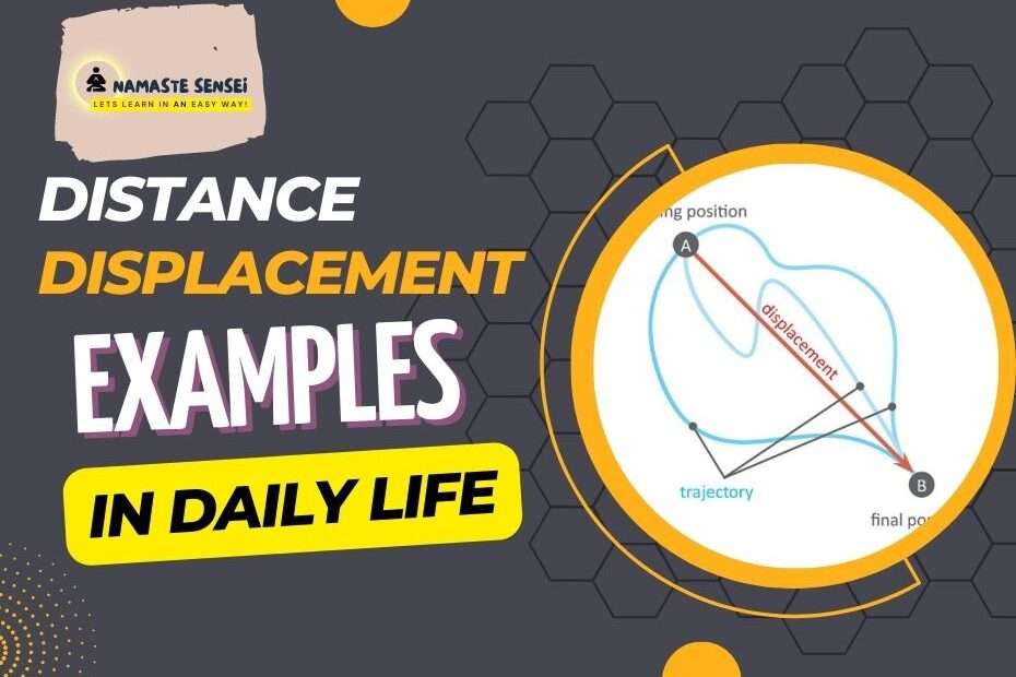 examples of distance and displacement in daily life