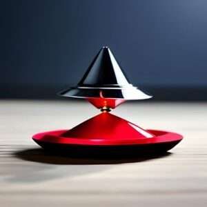 A spinning top: