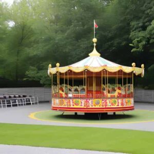 merry go round uniform circular motion examples in physcs and real life
