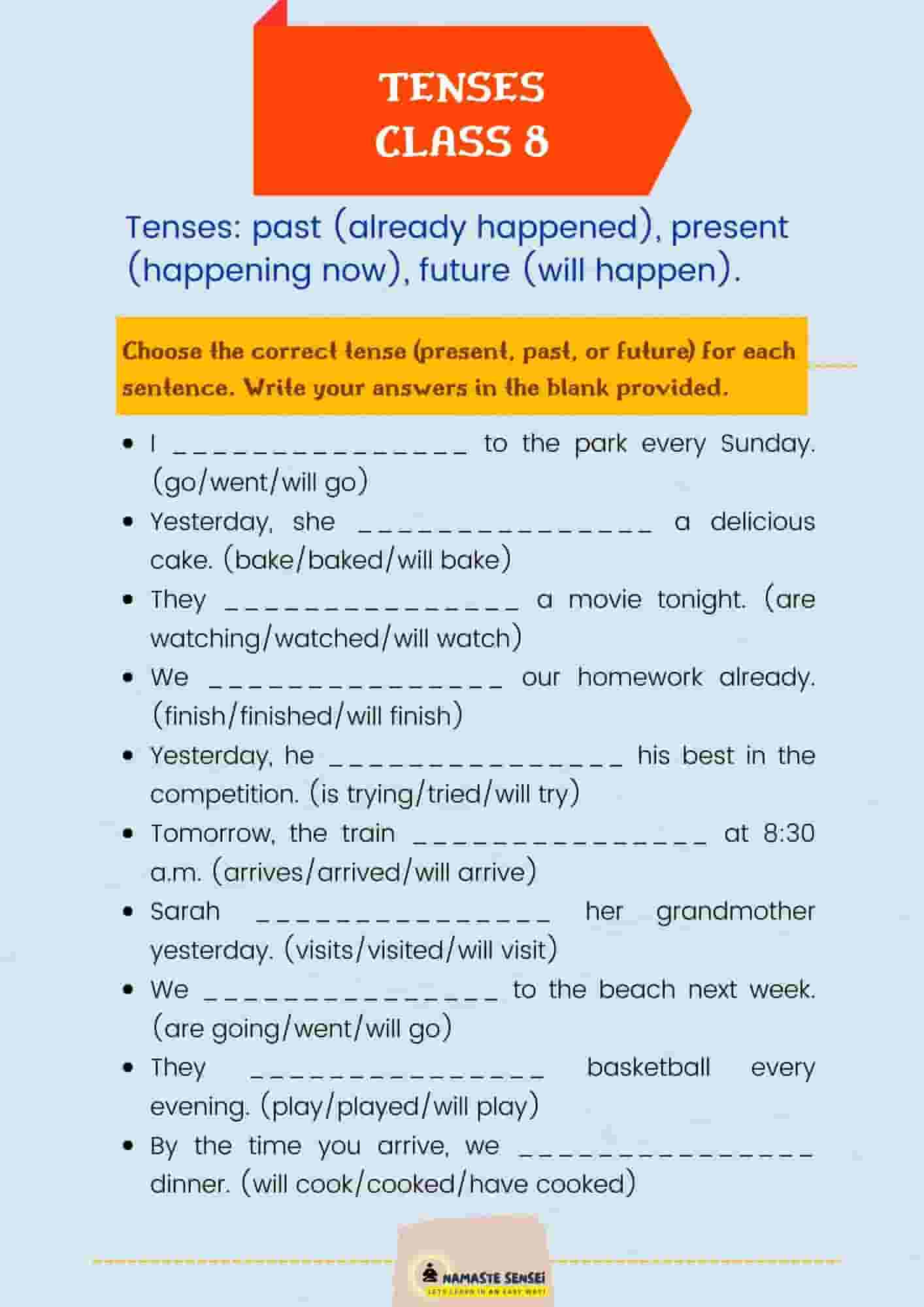 tenses-worksheet-for-class-8-with-answers-free-pdf